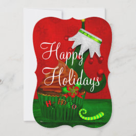 Invitación Fiesta de pastelitos de pastelitos de vacaciones W