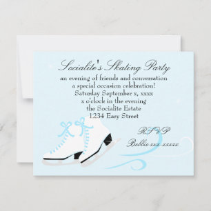 Invitación Fiesta de patinaje