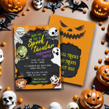 Fiesta de Personalizados de Halloween con monstruo