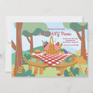 Invitación Fiesta de Picnic de la Empresa