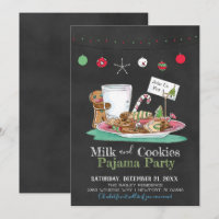 Fiesta de pijamas de leche y galletas