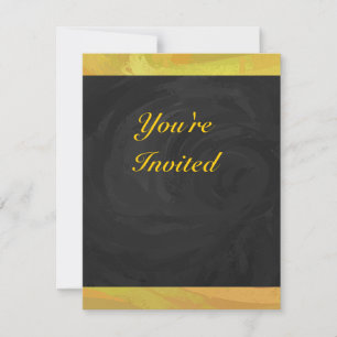 Invitación Fiesta de Piña y Negro