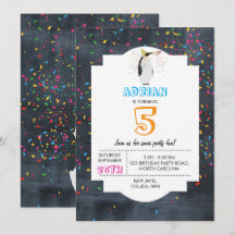 Fiesta de pingüinos - Fiesta de animales Chica Cum