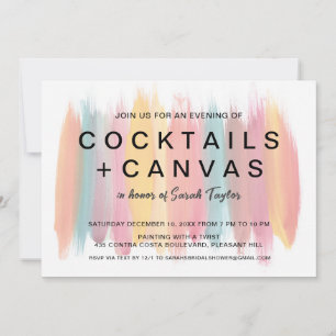 Invitación Fiesta de pintura ducha de novia