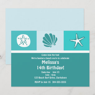 Invitación Fiesta de playa