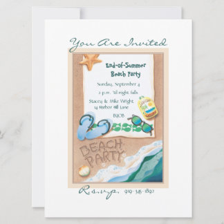 Invitación Fiesta de playa ©