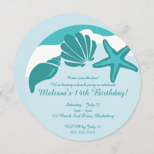 Invitación Fiesta de playa