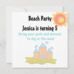 Invitación Fiesta de Playa