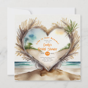 Invitación Fiesta de playa costera océano BABYSHOWER CUMPLEAÑ