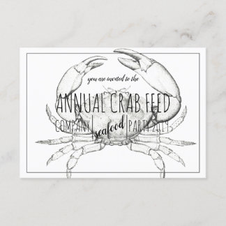 Invitación Fiesta de playa de Crab Feed Fiesta