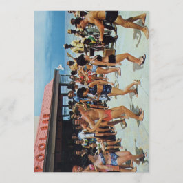 Invitación Fiesta de playa de los años 50