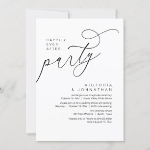 Invitación Fiesta de Por Siempre Felices, Cena Romántica Mode