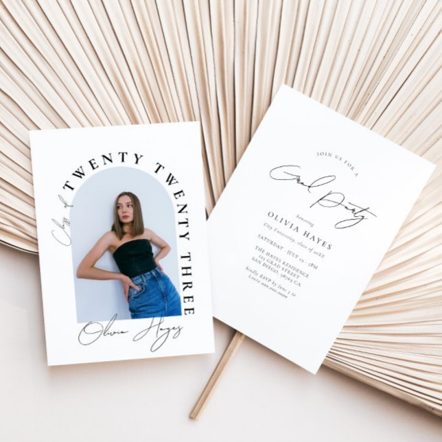 Invitación Fiesta de posgrado para arte moderno (Subido por el creador)