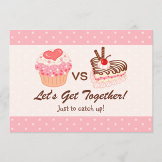 Invitación ¡Fiesta de postre!