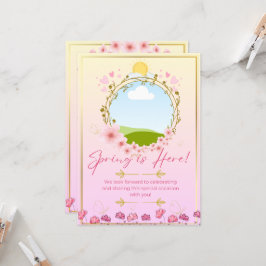 Invitación Fiesta de primavera