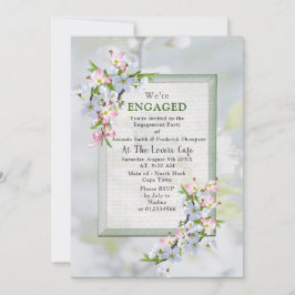 Invitación Fiesta de primavera de flores de cerezo