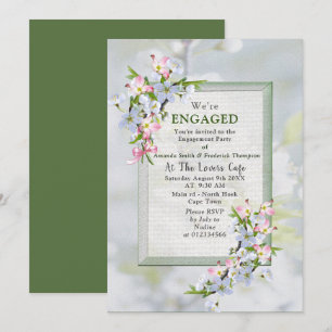 Invitación Fiesta de primavera de flores de cerezo