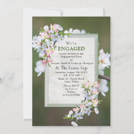 Invitación Fiesta de primavera de flores de cerezo