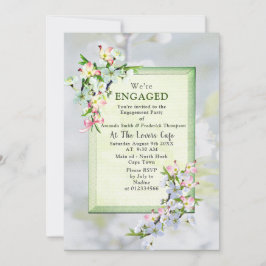 Invitación Fiesta de primavera de flores de cerezo