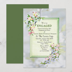 Invitación Fiesta de primavera de flores de cerezo