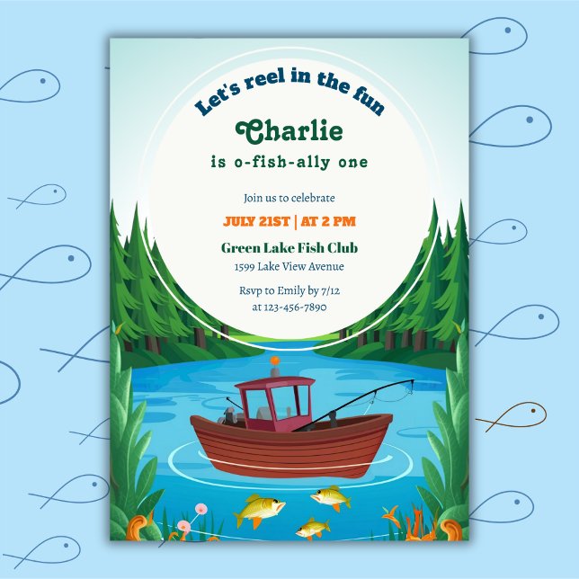 Invitación Fiesta de primer cumpleaños de niño con temas de p (Subido por el creador)