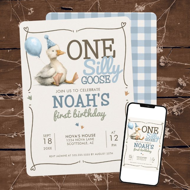 Invitación Fiesta de primer cumpleaños personalizado de One S (Subido por el creador)