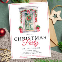 Fiesta de puertas de Navidades de escritura de oro