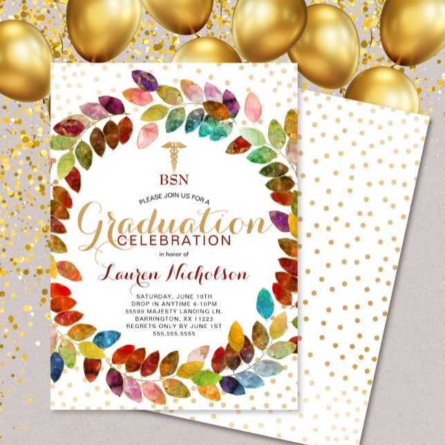 Invitación Fiesta de puntería de enfermeras acuáticas de oro (Subido por el creador)
