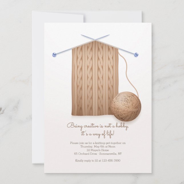Invitación Fiesta de punto de la escarcha  (Anverso)