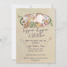 Invitación Fiesta de punto nocturno de la artesanía