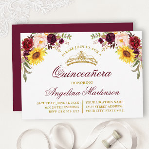 Invitación Fiesta de Quinceanera Quinceanera