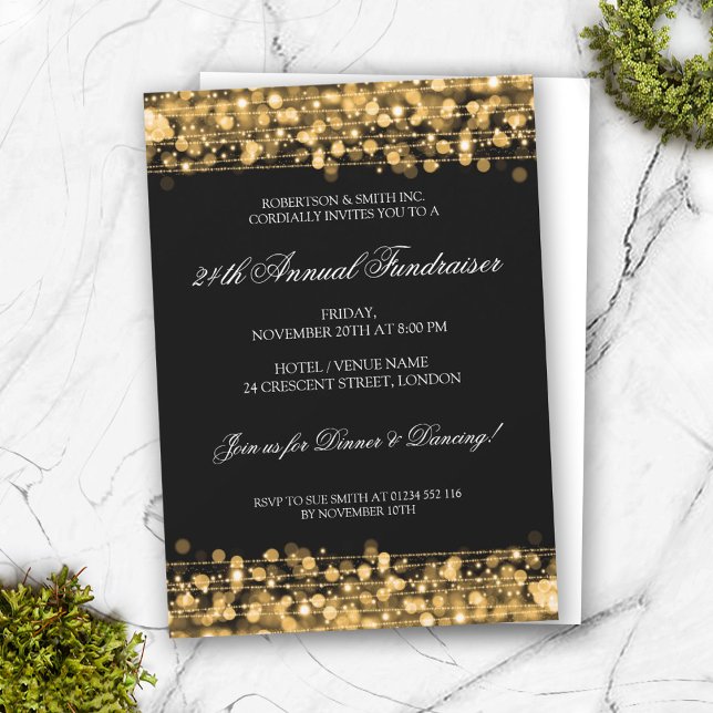 Invitación Fiesta de Recaudación de Fondos Corporativos Forma (Subido por el creador)
