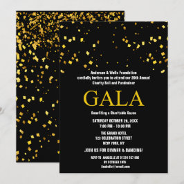 Invitación Fiesta de recaudación de fondos de Black Charity B