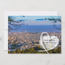 Invitación Fiesta De Recepción De Boda Casada En España