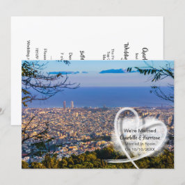 Invitación Fiesta De Recepción De Boda Casada En España