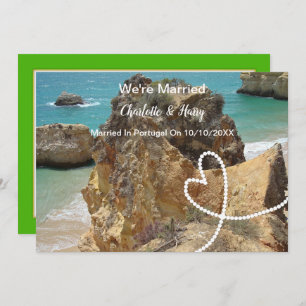 Invitación Fiesta De Recepción Post Boda Casada En Portugal