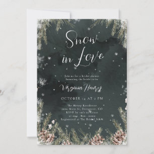 Invitación Fiesta de Regalos para Novia Snow In Love