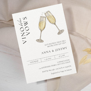 Invitación Fiesta de regalos para parejas antes de las Votos 