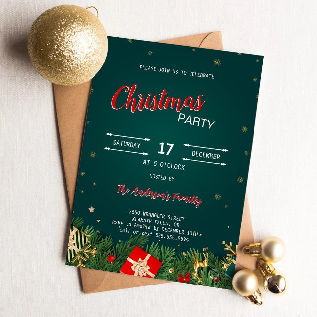 Invitación Fiesta de Regalos Rústicos Estrellas Navidades (Subido por el creador)