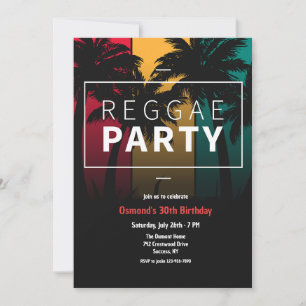 Invitación Fiesta de Reggae 