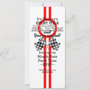 Invitación Fiesta de rendimiento con sobrecarga personalizada