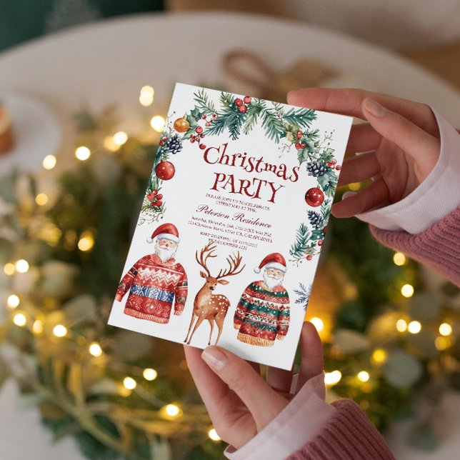 Invitación Fiesta de renos y Navidades de Santa Lucía (Subido por el creador)