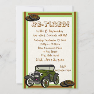 Invitación Fiesta de Retirada/ Jubilación