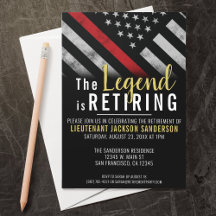 Fiesta de Retiro de Bomberos, bombero de la línea 