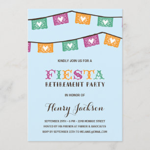 Invitación Fiesta de retiro de la fiesta el   de la diversión