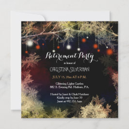 Invitación Fiesta de Retiro de la Noche Starry Forest