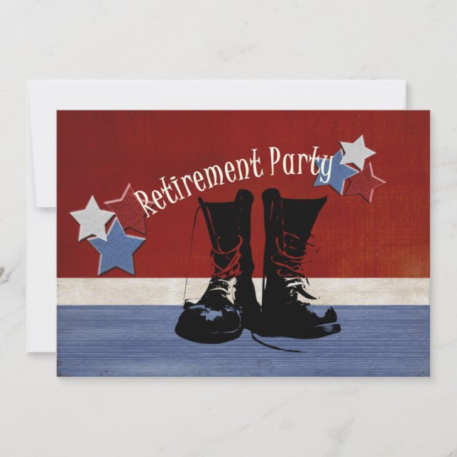 Invitación Fiesta de retiro militar (Anverso)