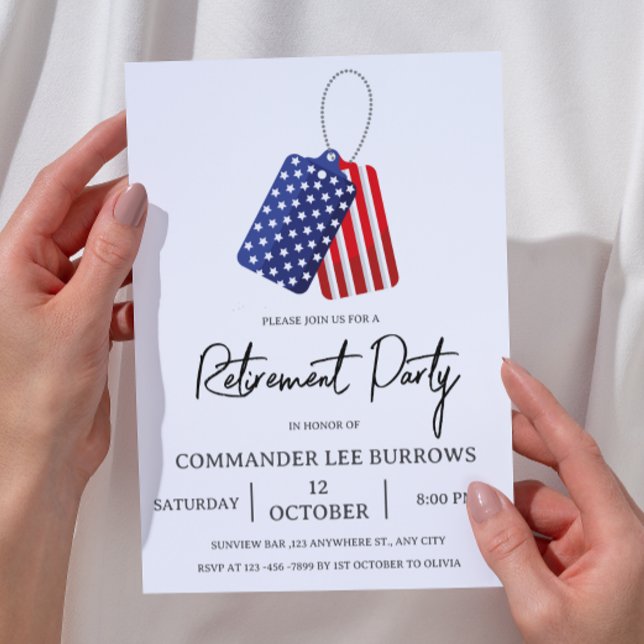 Invitación Fiesta de Retiro Militar del Ejército (Subido por el creador)