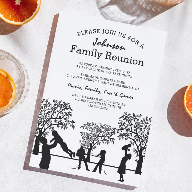 Invitación Fiesta de Reunión de Árboles Familiares (Subido por el creador)