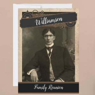 Invitación Fiesta de reunión de la familia fotográfica de su